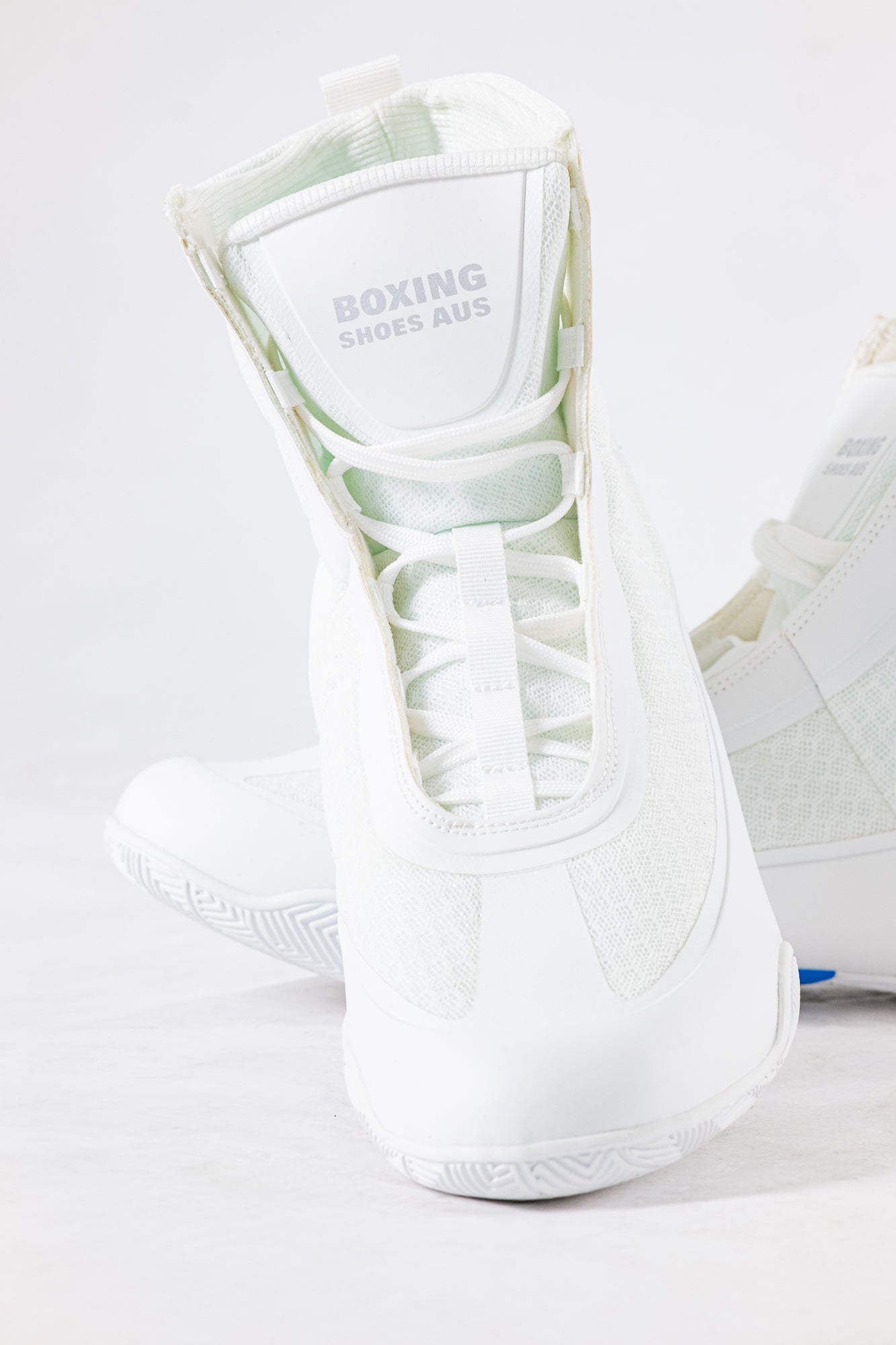 BSA Elite White Boxing Shoes