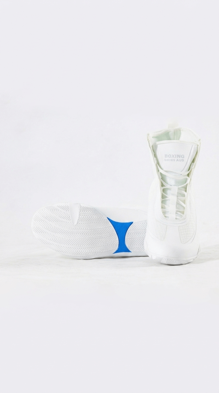 BSA Elite White Boxing Shoes
