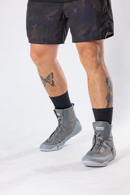 BSA Elite Grey Boxing Shoes