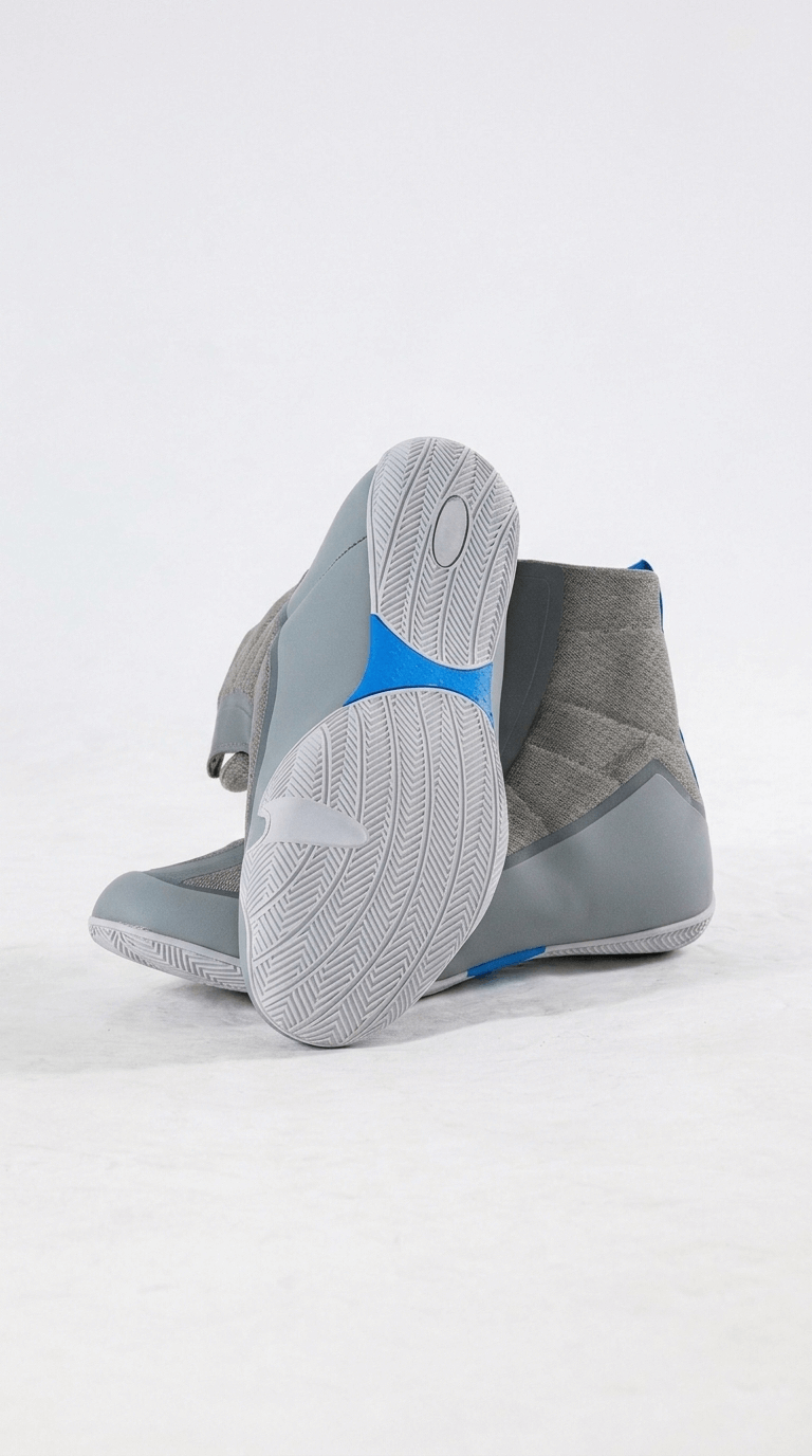 BSA Elite Grey Boxing Shoes