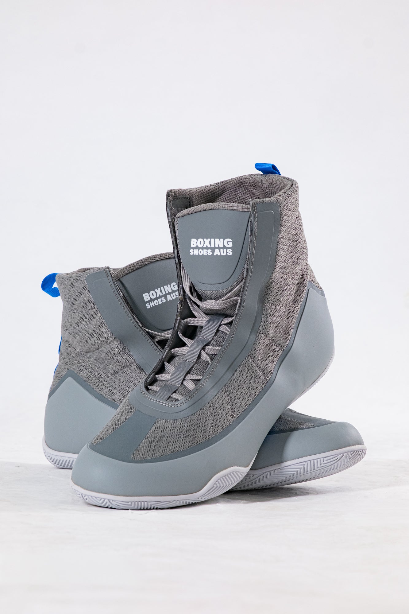 BSA Elite Grey Boxing Shoes