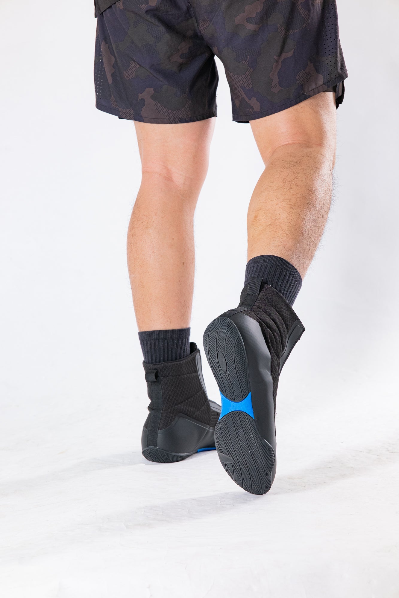 BSA Elite Black Boxing Shoes