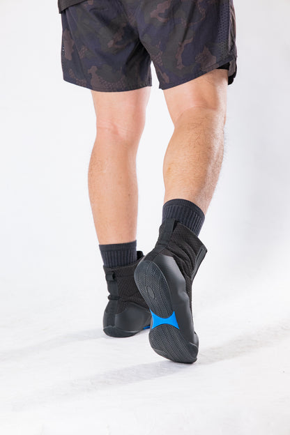 BSA Elite Black Boxing Shoes