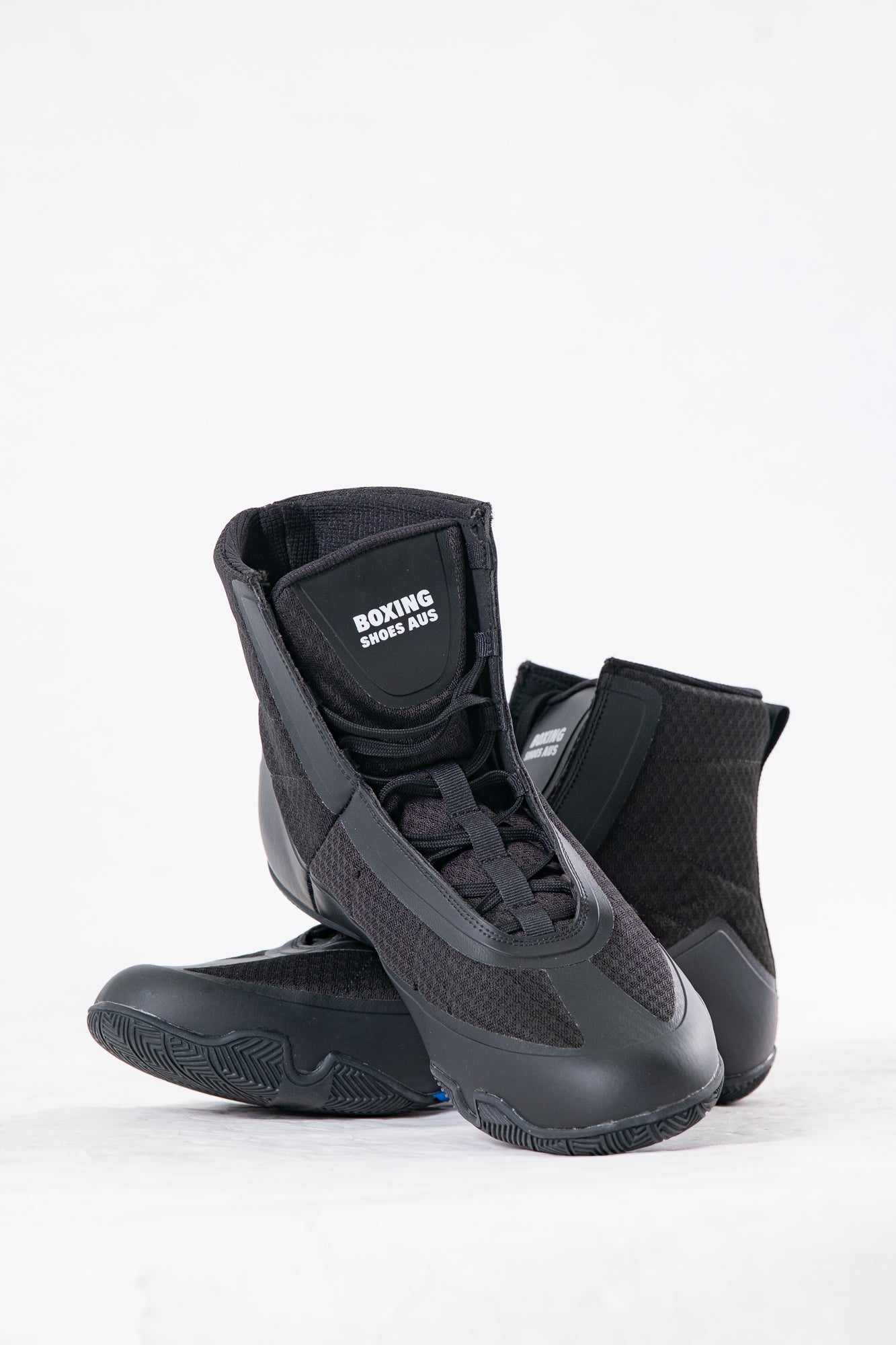 BSA Elite Black Boxing Shoes