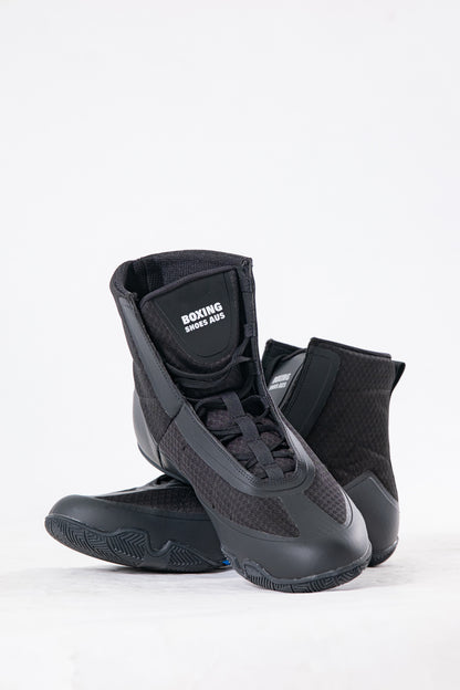 BSA Elite Black Boxing Shoes