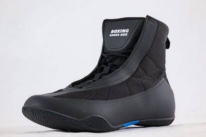 BSA Elite Black Boxing Shoes