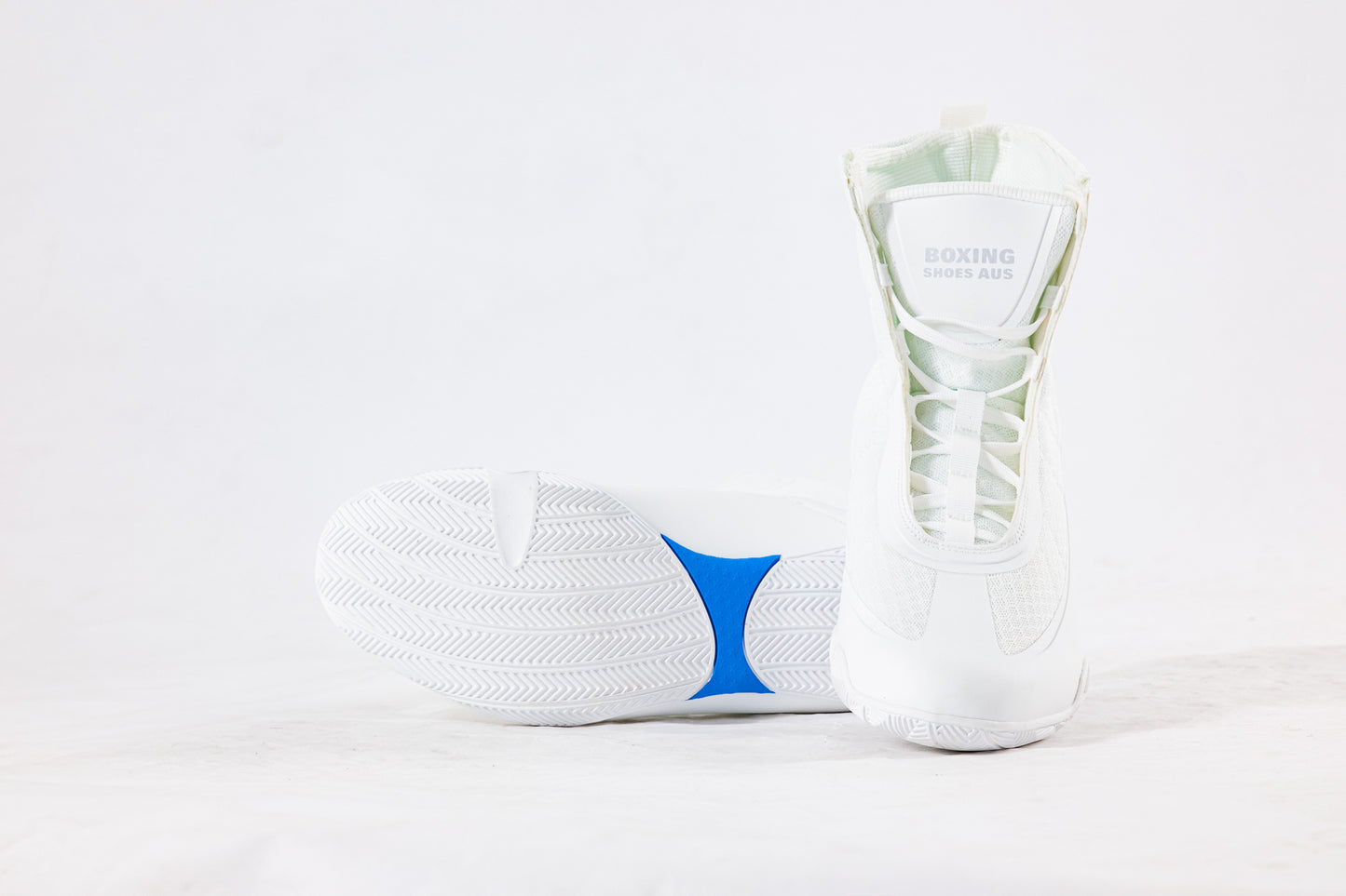 BSA Elite White Boxing Shoes